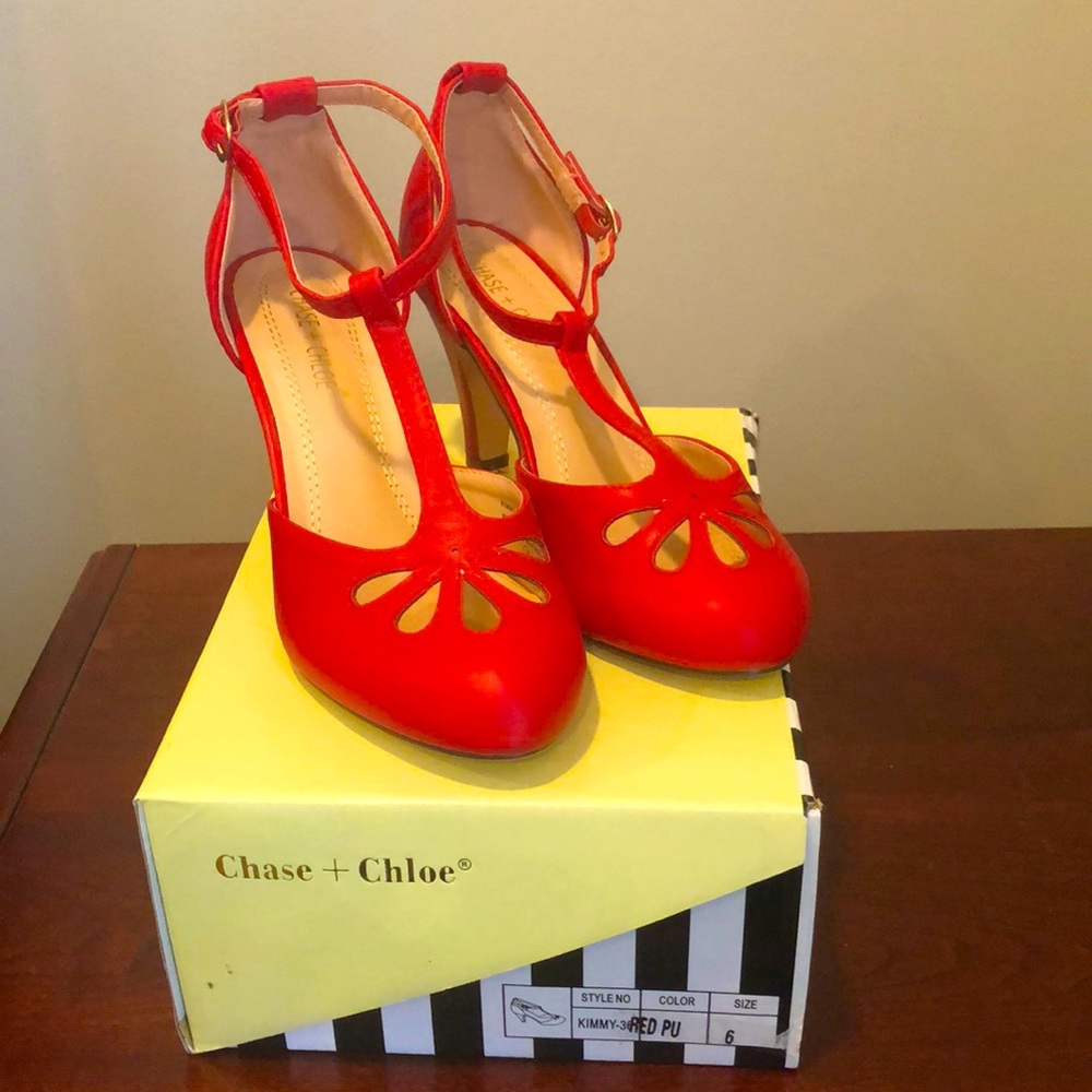 Chase + Chloe Kimmy Retro Heel